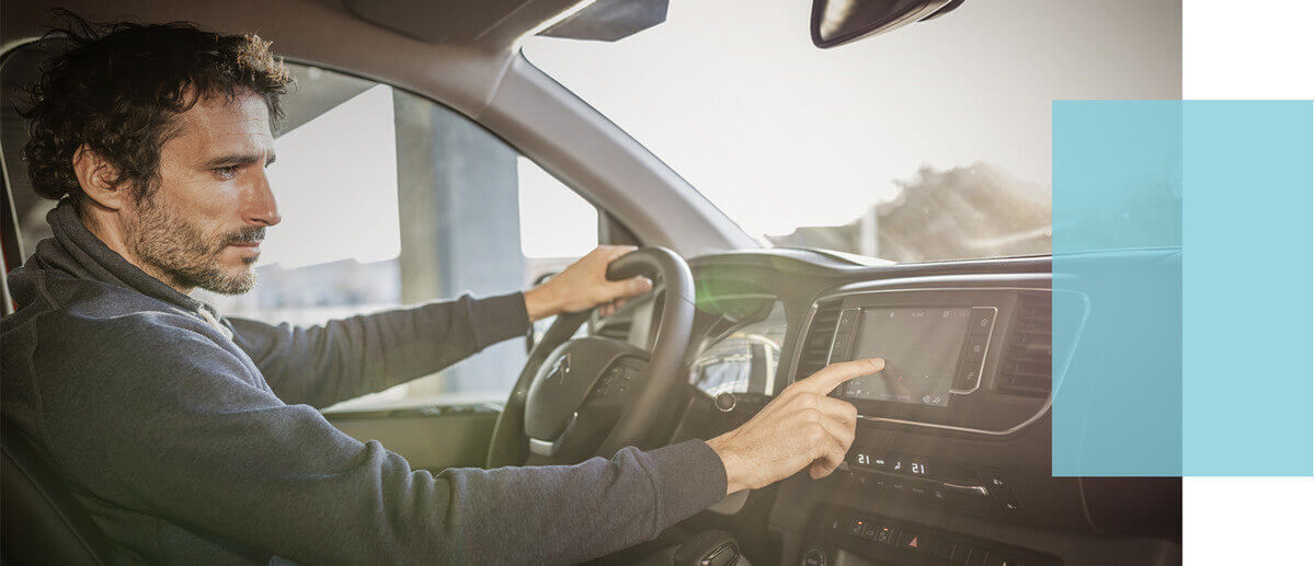 Su Citroen Jumpy galite mėgautis lengvu, atsipalaiduojančiu ir saugiu vairavimu
